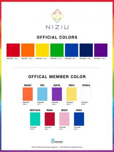 NiziU 公式カラー