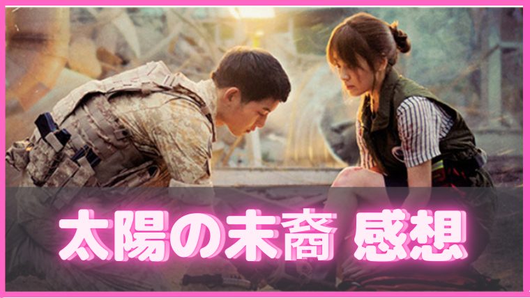 太陽の末裔 感想
