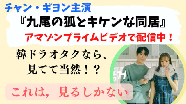 チャン・ギヨン主演『九尾の狐とキケンな同居』アマゾンプライムビデオで配信中！